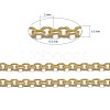Brass Cable Chains CHC-034Y-G-NF-6