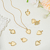 8Pcs Brass Locket Pendants KK-ME0001-61-4