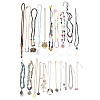 Natural & Synthetic Gemstone and Wood and Glass Necklaces Kits NJEW-XCP0001-44-1