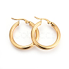 201 Stainless Steel Hoop Earrings X1-EJEW-A052-19J-G-1