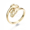 Brass Cuff Rings RJEW-Q161-019-NF-1