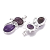 Natural Amethyst Pendants GG-N001-03P-01-2