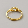 925 Sterling Silver Micro Pave Cubic Zirconia Adjustable Ring Components STER-WH0004-033G-2