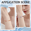 45Pcs 3 Colors Minimalist Spring Chains Stretch Bracelets Set TWIR-SC0001-02-5