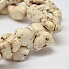 Dyed Nuggets Natural Magnesite Beads Strands G-M139-01-A-1