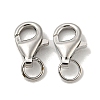 925 Sterling Silver Lobster Claw Clasps STER-K167-074C-P-4