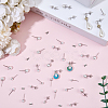 304 Stainless Steel Stud Earring Findings EJEW-SP0001-17L-4