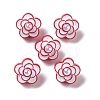 Spray Painted Alloy Enamel Bead PALLOY-H134-59-1