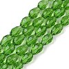 Transparent Glass Beads Strands EGLA-N013-T8mm-D14-1