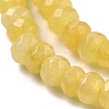 Dyed Natural Malaysia Jade Rondelle Beads Strands X-G-E316-2x4mm-47-4