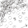 20Pcs Brass Ball Post Stud Earring Findings FIND-TA0011-06P-3