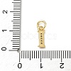 Brass Micro Pave Cubic Zirconia Charms KK-I382-03G-I-3