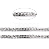 Tarnish Resistant 304 Stainless Steel Curb Chains CHS-D033-02P-02-2