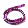Natural Dyed Agate Beads Strands G-G775-A-14-2