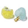 Druzy Resin Pendants RESI-G086-01G-2
