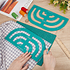 Transparent Acrylic Arch Templates DIY-WH0656-45-3