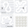 3Pcs 3 Styles Quilting Template TOOL-GF0003-39-1