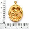 Religion Golden Tone 304 Stainless Steel Pendants LS-STAS-K289-01G-04-3