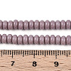 Opaque Solid Color Glass Beads Strands GLAA-ZX008-4mm-18S-4