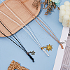 9Pcs 3 Styles Waxed Polyester Cord Necklace Sets NJEW-HS00001-5