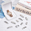 Unicraftale 20Pcs Rectangle 201 Stainless Steel Watch Band Clasps STAS-UN0051-85-2