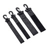 4Pcs 2 Size Plastic and Iron Outdoor Carabiners Hanger Buckle Hook TOOL-AR0001-04-1