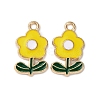 Alloy Enamel Pendants FIND-D304-01D-KCG-1