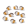 Natual Wood Easter Stud Earrings EJEW-C013-02E-3
