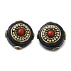 Handmade Tibetan Style Resin Beads TIBEB-G014-02-1