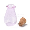 Glass Cork Bottles Ornament AJEW-O032-02D-3