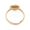 Adjustable Brass Pad Ring Settings KK-K414-10A-G-3