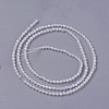 Cubic Zirconia Beads Strands X-G-F596-48I-3mm-2
