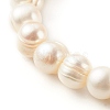 3Pcs 3 Styles Natural Cultured Freshwater Pearl Stretch Beaded Bracelets Sets BJEW-JB06266-4