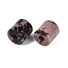Natural Rhodonite European Beads G-P520-05F-3
