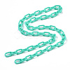Handmade Opaque Acrylic Paperclip Chains KY-S166-002C-3