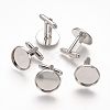 Brass Cufflinks KK-E464-P-1