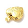 Rack Plating Brass Locket Pendants KK-I688-04G-3