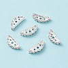 Brass Middle East Rhinestone Bridge Spacers RB-RSB024NF-2-4