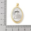 Brass Pendants KK-P294-10G-G-3