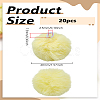 20Pcs Faux Rabbit Fur Soft Pompom Ball DIY-LP0006-31E-2