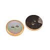 Golden Edge Naturl Black Lip Shell Button SH-CBA0ED6-01A-2