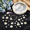 100Pcs 4 Styles Flatback Hair & Costume Accessories Ornaments Resin Flower Daisy Cabochons CRES-NB0001-37B-4