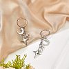 Star & Moon Alloy Keychain KEYC-SW00014-04-4