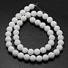 Natural White Jade Beads Strands G-D695-4mm-2