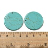 Synthetic Turquoise Pendants G-B071-01E-3