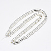 Electroplate Non-magnetic Synthetic Hematite Beads Strands X-G-Q465-37S-2
