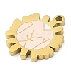 304 Stainless Steel Pendants STAS-F315-07G-03-2