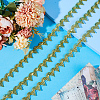 13.6~15 Yards Filigree Polyester Lace Ribbon DIY-GF0007-67A-4