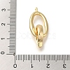 Brass Fold Over Clasps X-KK-H480-15G-3