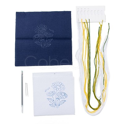 DIY Embroidered Making Kit DIY-F088-05B-1